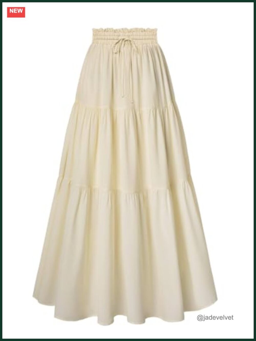 Tiered Maxi Flowy Skirt 95% Polyester 5% Spandex Renaissance Cosplay